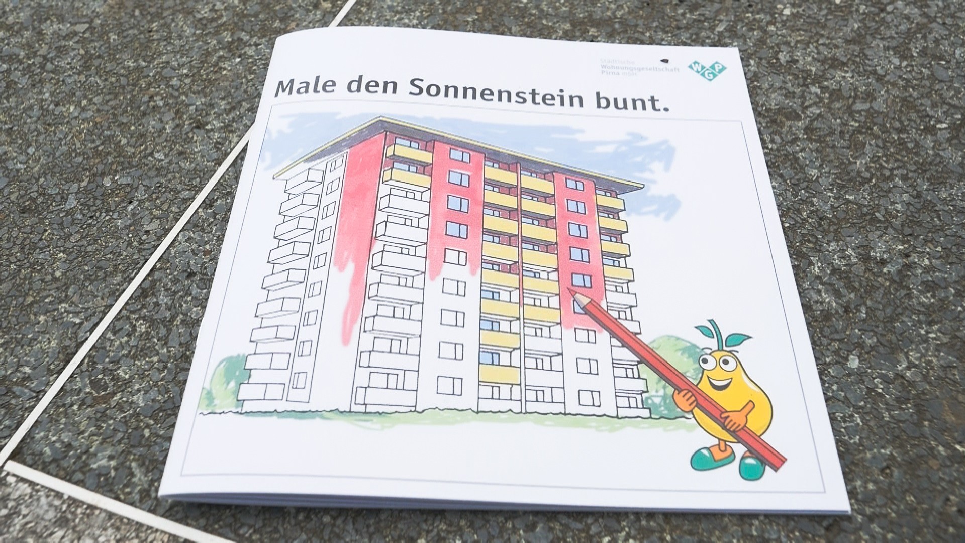 Neues Malbuch: Farbenfroher Sonnenstein